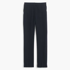 J.Crew Tall New Easy Pant in Matte Crepe, Navy